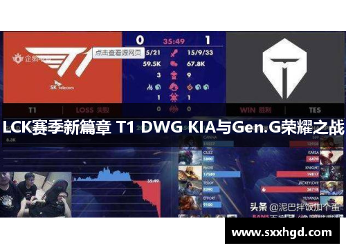 LCK赛季新篇章 T1 DWG KIA与Gen.G荣耀之战